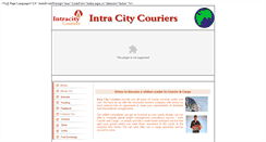 Desktop Screenshot of intracitycouriers.com
