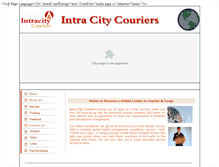 Tablet Screenshot of intracitycouriers.com